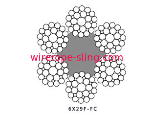 6x29Fi Steel Wire Rope Galvanized Or Ungalvanized