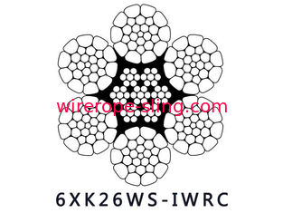 6 X K26WS Steel Wire Rope With Compacted Strand
