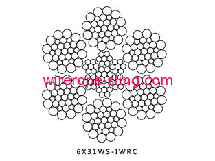 Floating Crane Wire Rope , Steel Wire Cable Fatigue Resistance For Oil & Gas