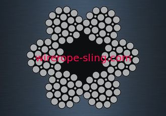 6x19 Filler Galvanized Braided Steel Cable High Toughness For Drill Lines