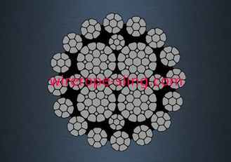 Galvanised Compacted Wire Rope High Breaking Forces Fatigue Resistance