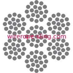 Nylon Coated Stainless Steel Wire Rope Lightweight  Flexible Abrasion Resistance