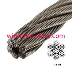 7 X19 Aircraft Cable 500 Ft Break Strength 4200lb Carbon Steel Vinyl Coated