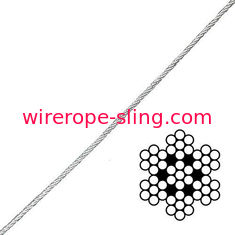 Commercial Grade Aircraft Wire Cable , Galvanized Wire Rope Break Strength 920lb
