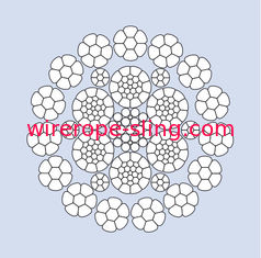 Steel Crane Wire Rope RHOL Lay Strong Breaking Force ASTM Standard Steel