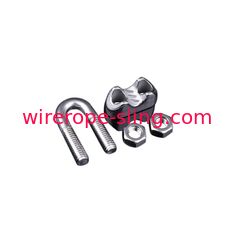 Electro - Polished Wire Rope Cable Clamps For Overhead Line Accessories