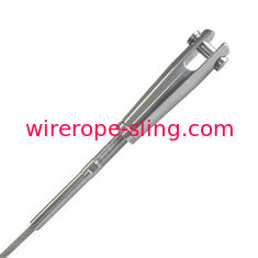 Architectural Ss Wire Rope Assemblies Marine Grade With Adjuster Fork