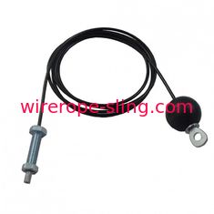 Gym Wire Rope Assemblies 3.2mm Diameter 7 X 19 Galvanised Steel Rope