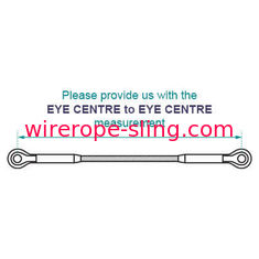 Stainless Steel Wire Rope Assemblies Eye To Eye Rope High Intensity