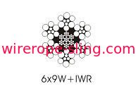Bundling Galvanized Steel Wire 6 X 9 , Trawling 5mm Steel Lifting Cables