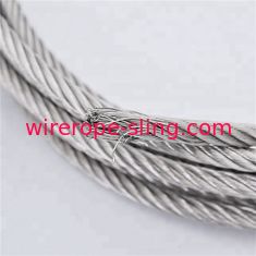 Highly Flexible Strand Stainless Steel Wire Rope Marine Grade 7 X 19
