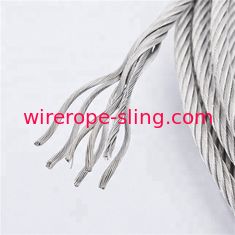 Highly Flexible Strand Stainless Steel Wire Rope Marine Grade 7 X 19