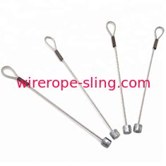 304 Stainless Steel Cable Lifting Slings , Cableway Wire Rope Choker Sling