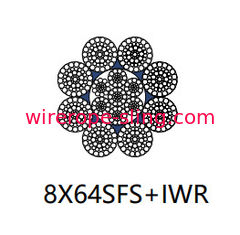 Linear Contact Stainless Steel Cable 8 X 64 SFs For Offshore Drilling Anchor Line