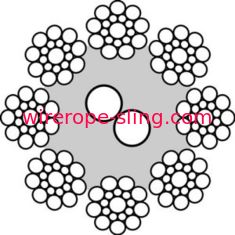 Special LKS - F4E Ungalvanized Steel Wire Rope , Durable 10mm Wire Rope