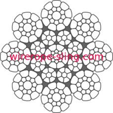 Galvanized Double Parallel Stranded Steel Wire Rope For Groomers LKS8-4 C