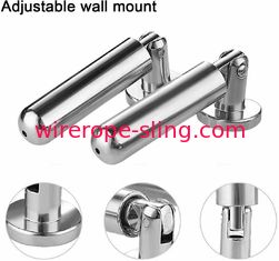 5 Meters Window Curtain Stainless Steel Wire Rope Assemblies With 20 Clips