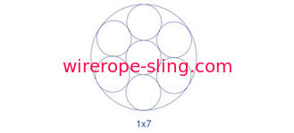 1 X 7 Round Strand 6mm Stainless Steel Wire Rope