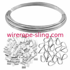 1/16 Inch X 66 Feet Marine Grade Stainless Steel Wire Rope