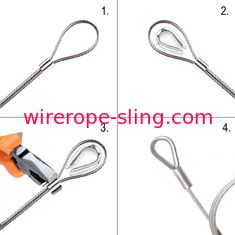 316 Marine Grade Railing Kit Aircraft 2mm Stainless Steel Wire Rope