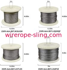 DIY Balustrade Handrail 7x7 150ft 2.5 Mm Wire Rope