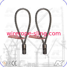 Galvanized steel wire rope sling lifting anchor for concrete construction