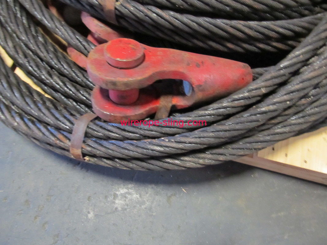 Tight Structure Wire Rope Lifting Slings , Steel Cable Slings Crosby Ends