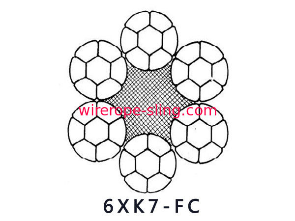 6XK7+FC 6TX7+FC Steel Wire Rope Good Fatigue Resistance And Extrusion Resistance