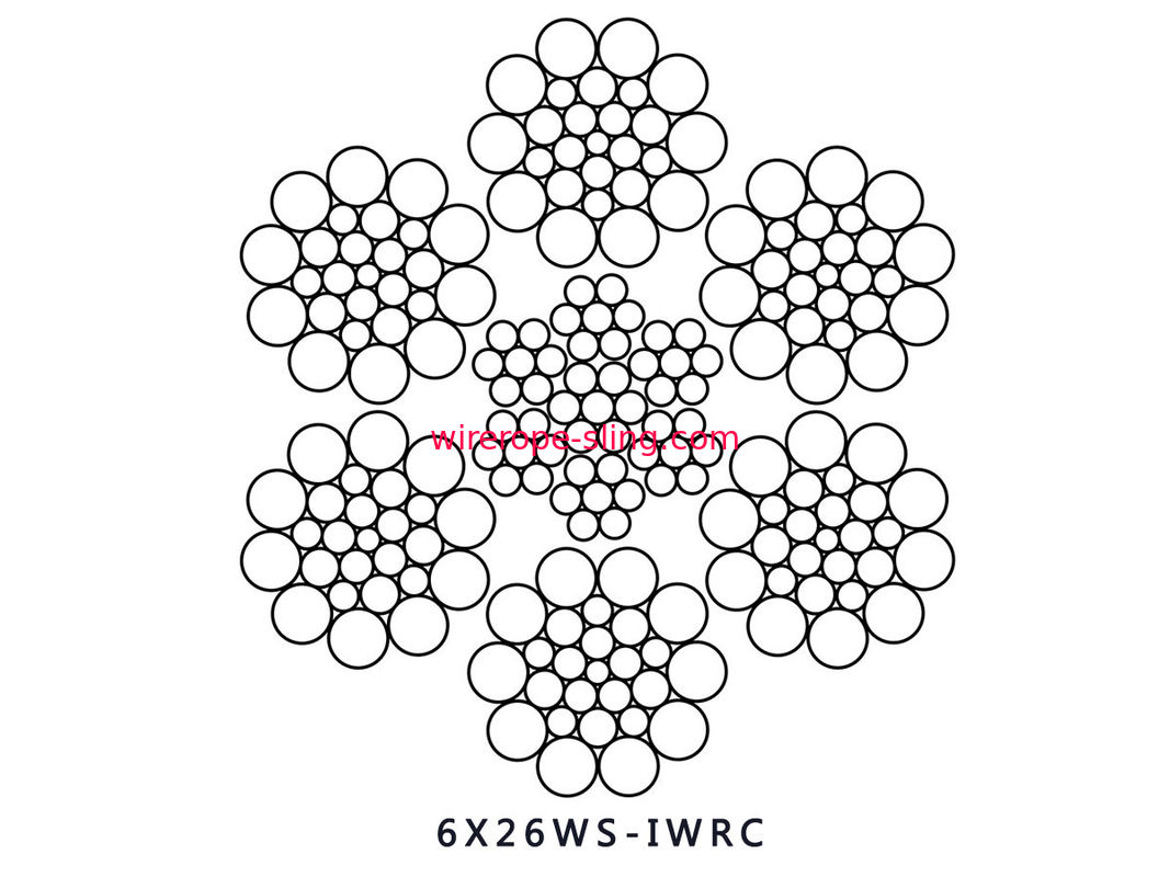 Oil Gas Drilling Line Wire Rope Stability Steel Material IPS Tensile Strength