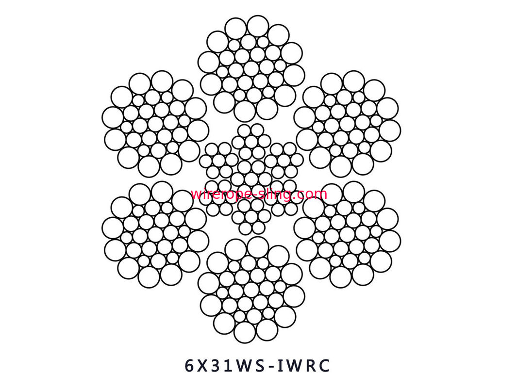 Floating Crane Wire Rope , Steel Wire Cable Fatigue Resistance For Oil & Gas