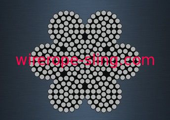 Large Safety Factor Galvanized Wire Rope Operation Stability For General Engineering