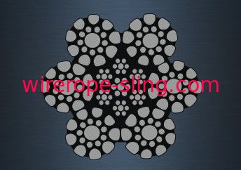Flexible Galvanized Wire Rope High Breaking Strength Operation Stability