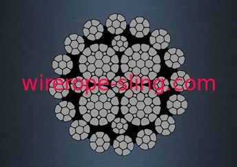 Galvanised Compacted Wire Rope High Breaking Forces Fatigue Resistance