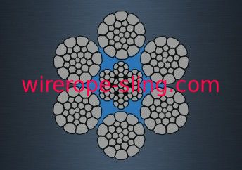 Flexible Tower Crane Cable , Drilling Wire Rope High Temperature Resistance