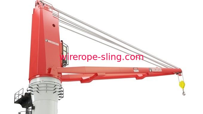 K18X7 Steel Crane Wire Rope Hosting Non Rotating For Container Deck Cranes