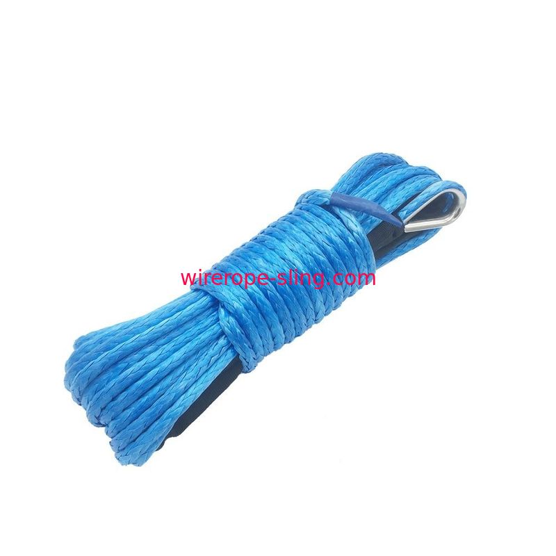 Synthetic Rope Winch Line Light Weight Non Rotation With Sheath ATV UTV