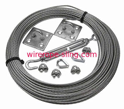 Mechanical Catenary Wire Kit , Green Wall Trellis Kits Stainless / Galvanized Finish