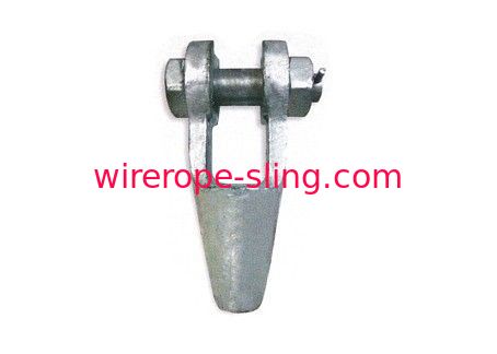 Galvanized Surface Wire Rope Sling With Poured Alloy Steel Open Spelter Socket