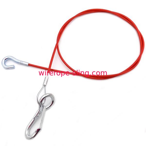 Industrial Wire Rope Slings With Hooks , 1.5mm Diameter Wire Lifting Slings