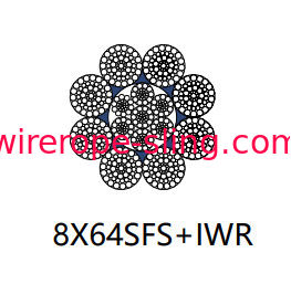 Linear Contact Stainless Steel Cable 8 X 64 SFs For Offshore Drilling Anchor Line