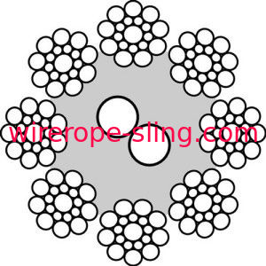 Special LKS - F4E Ungalvanized Steel Wire Rope , Durable 10mm Wire Rope