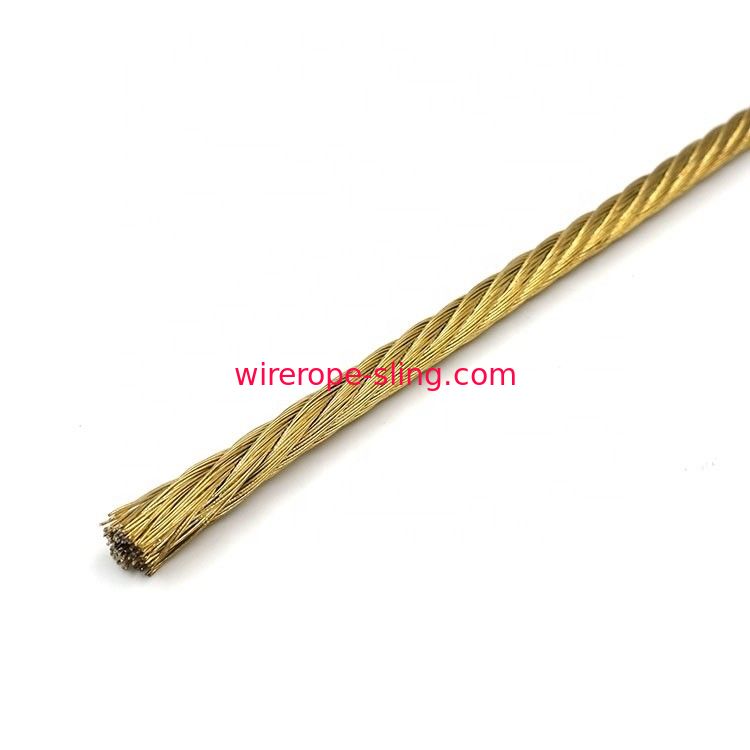 7 X 19 Copper Coating 8mm Stainless Steel Wire Rope