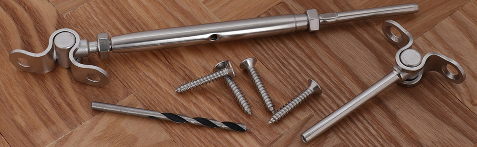 Cable railing hardware