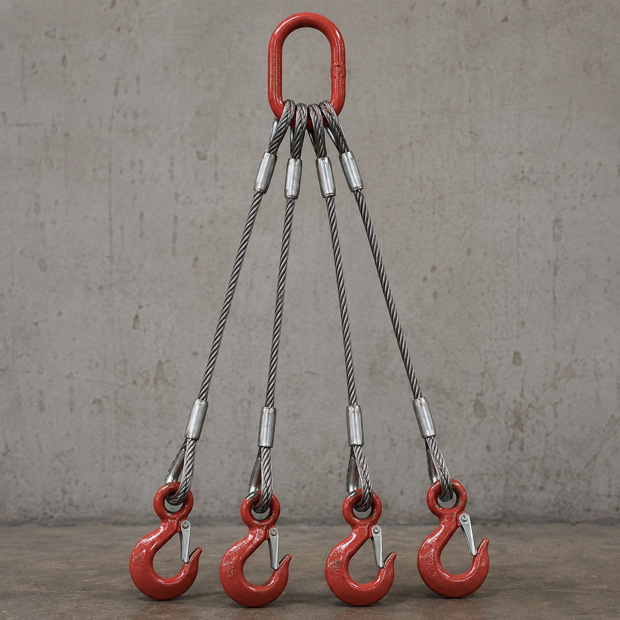 4 Leg Wire Rope Sling for Multi-Point Lifting