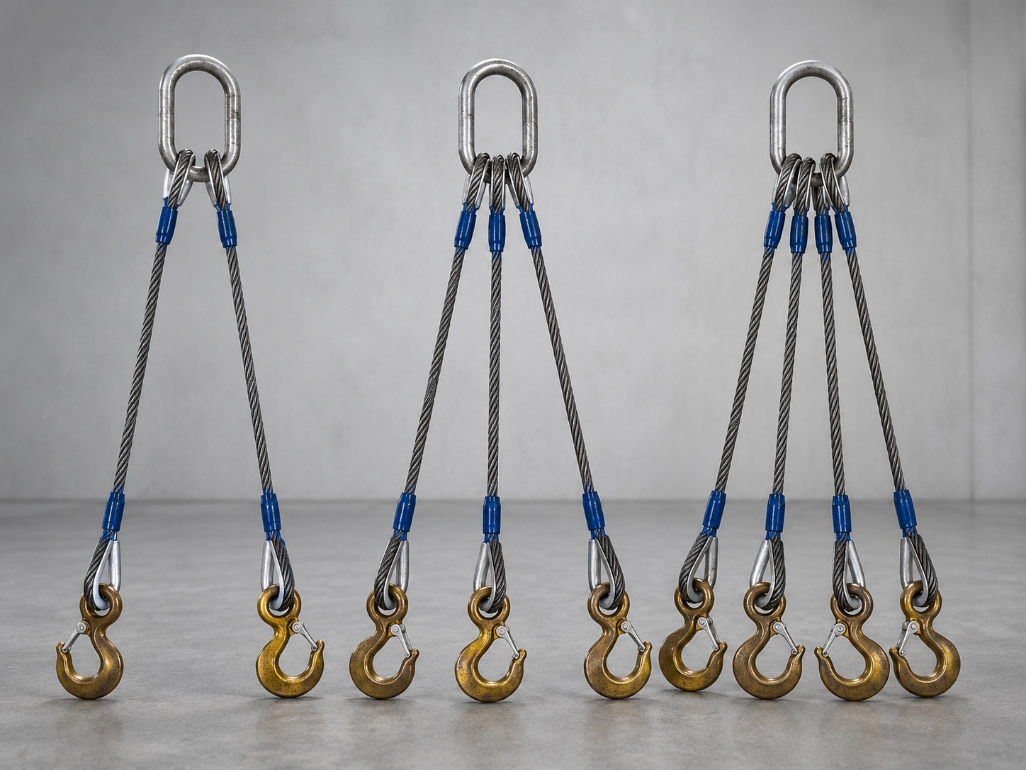 Custom Bridle Wire Rope Sling Leg Options
