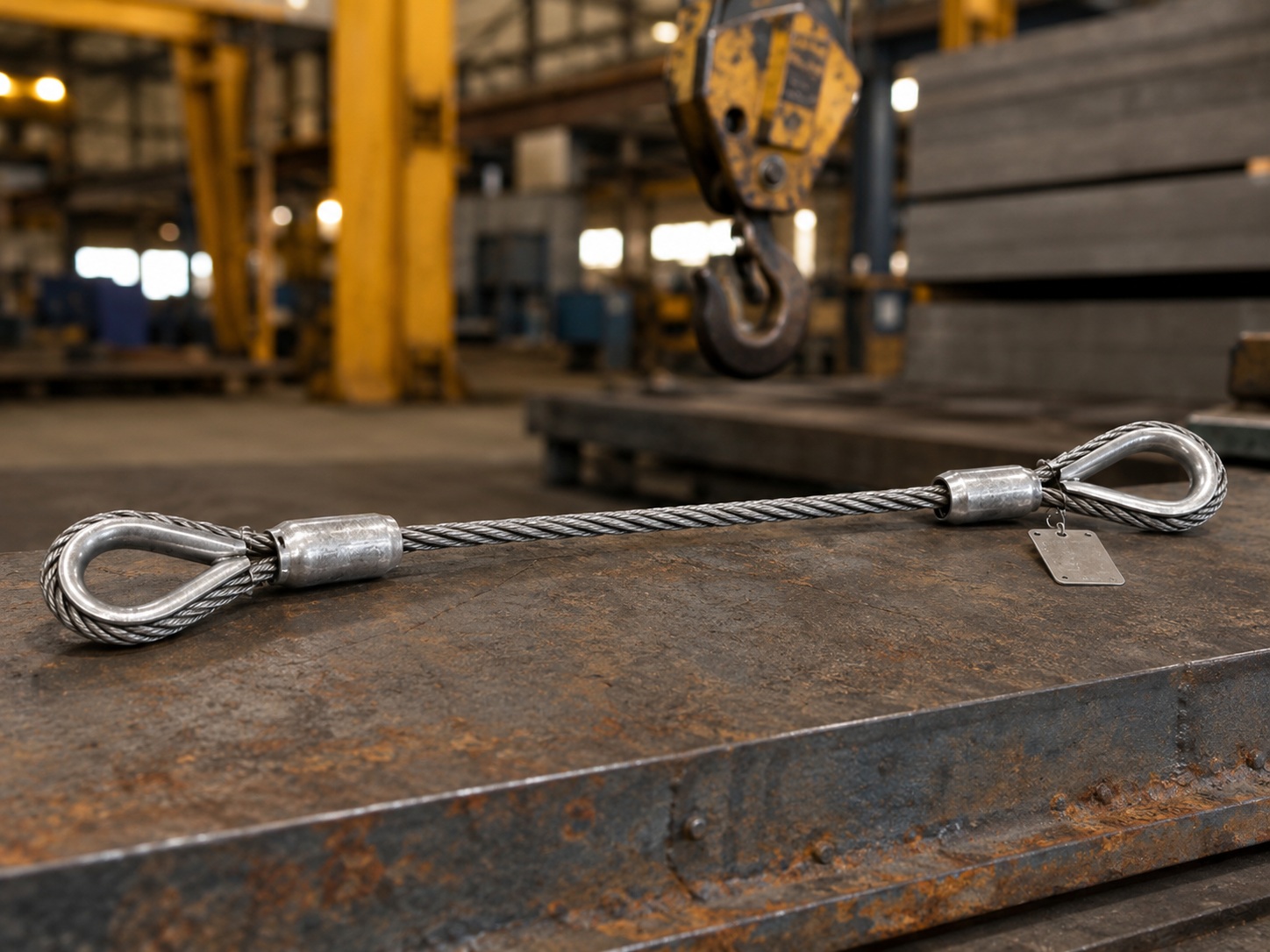 Heavy Duty Steel Wire Rope Sling Application