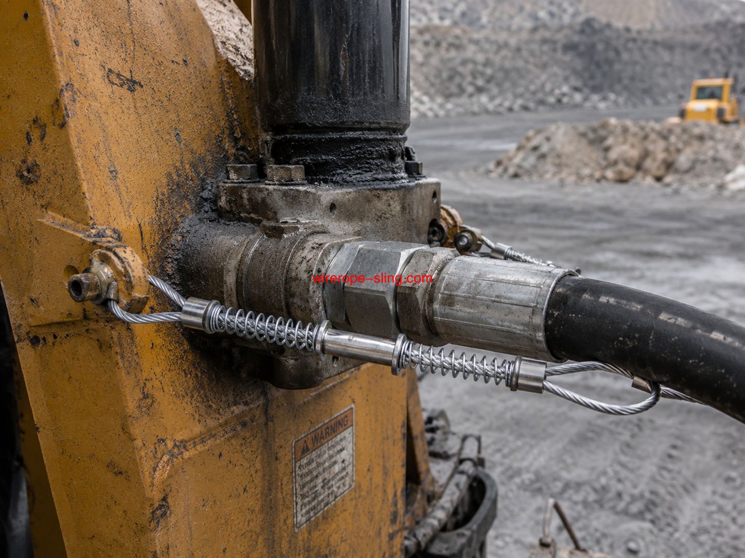 Custom High Pressure Hose Restraint Safety Cable for Hydraulic and Industrial Hose Protection