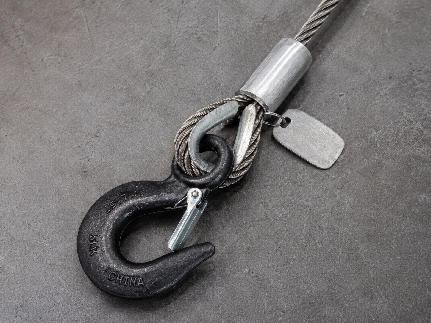 Wire Rope Sling Hook Assembly Details Wire Rope Sling Hook Assembly Details